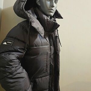 Superdry Women's Longline Code Down Puffer Coat! Size Small